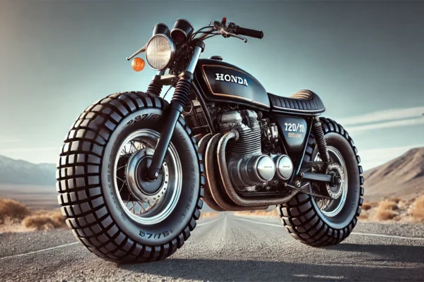 lagest tires can put on 77 honda 750-4cbk