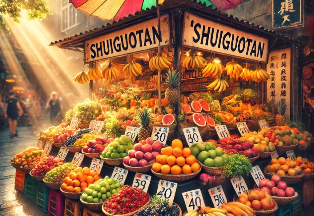 shuiguotan fruit stand